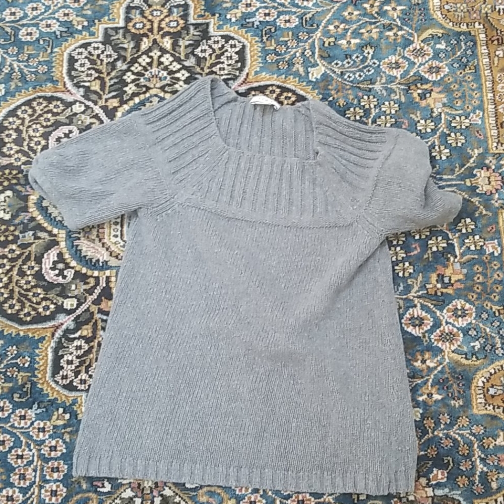 LOFT gray sweater tee